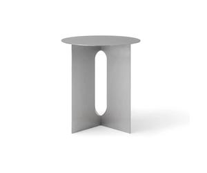 Audo Copenhagen Mesa auxiliar Androgyne Ø40x43 cm Brushed steel