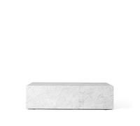 Mesa de Centro con Zócalo , Baja, Mármol de Carrara