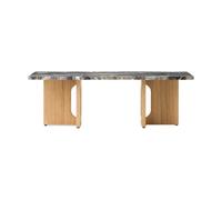 Audo Copenhagen Mesa lounge Androgyne 45x120 cm Grey galaxy-roble sin tratar