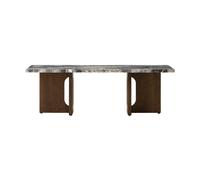Audo Copenhagen Mesa lounge Androgyne 45x120 cm Grey galaxy-roble teñido oscuro