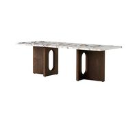Audo Copenhagen Mesa lounge Androgyne Dark st. oak-Calacatta viola