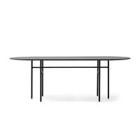 Audo Copenhagen Mesa Snaregade ovalada Negro