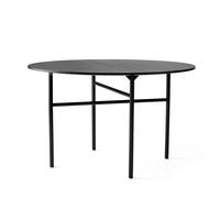 Audo Copenhagen Mesa Snaregade redonda Negro. Ø120 cm