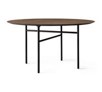 Audo Copenhagen Mesa Snaregade redonda negro-roble teñido. Ø138 cm