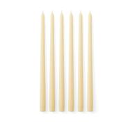 Audo Copenhagen Set de 6 velas Spire 38 cm Ivory