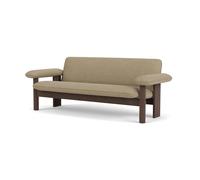 Audo Copenhagen Sofá Brasilia 2 plazas Dark oak-Audo Bouclé 02