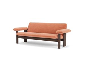 Audo Copenhagen Sofá Brasilia 2 plazas Dark oak-Avalon 012