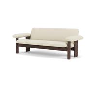 Audo Copenhagen Sofá Brasilia 2 plazas Dark oak-Baru 0200