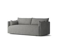 Audo Copenhagen Sofá Offset 2 plazas Audo Bouclé 16 Dark grey