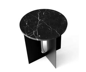 Audo Copenhagen Tablero Androgyne para mesa auxiliar Negro. Ø42 cm