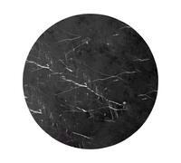 Audo Copenhagen Tablero Androgyne para mesa auxiliar Nero Marquina. Ø65 cm