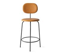 Audo Copenhagen Taburete de bar con tapizado de cuero 63.5 cm Dakar 0250
