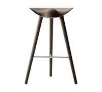 Audo Copenhagen Taburete ML42 69 cm roble aceitado marrón-acero