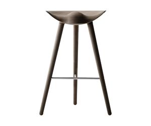 Audo Copenhagen Taburete ML42 69 cm roble aceitado marrón-acero