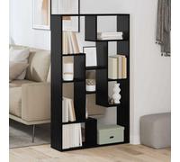 Augerlite Estantería de 8 niveles de madera de roble negro, 72 x 20 x 120,5 cm, para salón, estudio, oficina, biblioteca y almacenamiento