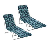 Augerqir Tumbonas plegables de acero y tela Oxford 600D, respaldo ajustable, capacidad de carga de 120 kg, para jardín, playa, balcón, terraza y camping