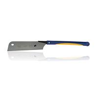 Augusta-Heckenrose Sierra japonesa Kataba - sierra tradicional con dorso de acero acortado y mango de plástico - corte de diamante por tres lados - dentado especial para cortes finos en madera