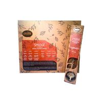 AUM Incienso Orgánico 3/6/12 cajitas de 25g, Hecho a Mano en India con Ingredientes Naturales, Sin Productos tóxicos, Ecológico, Incienso Artesanal Orgánico, Smudge Sticks Organic, Palo Santo, Sandalo
