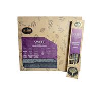 AUM Incienso Orgánico 3/6/12 cajitas de 25g, Hecho a Mano en India con Ingredientes Naturales, Sin Productos tóxicos, Ecológico, Incienso Artesanal Orgánico, Smudge Sticks Organic, Palo Santo, Sandalo