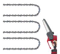 AUMEL 3 Cadenas de Motosierra para paso 1/4"LP, grosor 0,043" (1.1 mm), 47 eslabones motrices, para espada de 8" (20 cm), cadena para motosierra, para motosierras pequeñas y manejables