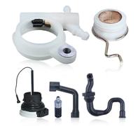 AUMEL Bomba Aceite con Tapa Tanque Combustible para Stihl MS251 MS231 MS231C MS251C Motosierra Repuestos con Tornillo Sin Fin Filtro Combustible Tubo Aceite 11436403201