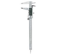 Aumotop Calibrador Vernier Digital Medición Precisa de Profundidad, Paso, Diámetro Externo e Interno para Uso Profesional Calibrador de Acero Inoxidable 8 Pulgadas para Ingenieros y Mecánicos (200 mm)