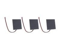 Aumotop Juego de Paneles Solares Pequeños, 3 uds., Paneles Solares Monocristalinos de Alta Eficiencia para Proyectos Escolares y Actividades Al Aire Libre