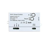 Aumotop Módulo Controlador de Encendido y Apagado WiFi con Bloqueo Automático, Función de Sincronización para Dispositivos Domésticos Inteligentes, Función para Compartir en Familia, Tipo 1 Canal
