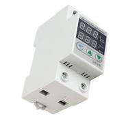 Aumotop Protector Inteligente de Corriente de bajo Voltaje y Sobrevoltaje para Equipos Eléctricos Domésticos, Monofásico 230 VCA - SVP-916 (63A)