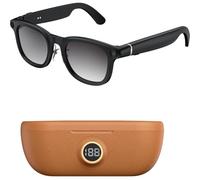 Aundhegrtt Gafas Inteligentes AI Cámara de 8MP con Estabilización de 6 Ejes Llamadas por Bluetooth Control por Asistente de Voz Grabación de Video Llamadas de Voz