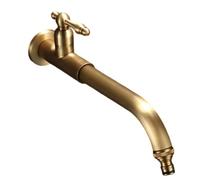 Aundhegrtt Grifo de Jardín, Grifo de Pared de Cobre Premium para Exterior con Extendido para Patio