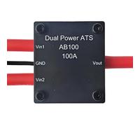 Aundhegrtt Interruptor de Transferencia Automática de Descarga en Paralelo de Doble Potencia ATS de 200 A para RV, Dron, Fuera de la Red, 12 V, 24 V, 36 V