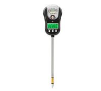 Aundhegrtt Medidor de Humedad del Suelo 7 en 1//Intensidad de Luz/Fertilidad/Higrómetro de Aire y Suelo con Temperatura y Pantalla.