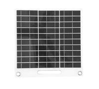 Aundhegrtt Panel Solar Flexible de 7 W, Panel Solar Portátil con Salida USB, Cargador Rápido para Teléfono, Batería Externa, Camping Al Aire Libre, Senderismo, Caravana