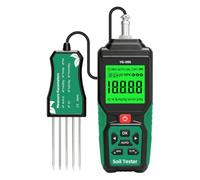 Aundhegrtt Probador de Suelo Digital 9 en 1 Sensor N P K EC Temperatura Humedad Salinidad Detector de Fertilidad Analizador de Temperatura Humedad Salinidad Fertilidad para Jardín