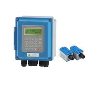 Aundhegrtt TUF-2000B-TM-1 Caudalímetro Ultrasónico de Agua Líquida para Montaje en Pared, Transductores TM-1, RS485 Modbus, Caudalímetros Digitales UE