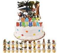 AUNGKWANG 25 Piezas Tung Tung Tung Sahur Cake Topper, Tung Tung Tung Sahur Decoracion Cumpleaños, Decoraciones para Pasteles con Personajes, para Decorar Cupcakes, Muffins, Tartas y Otros Dulces