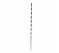 AUNMAS Broca Helicoidal Extra Larga de 200mm, Broca de Metal en Espiral HSS de 4mm con Vástago Recto para Taladrar Metal, Madera y Plástico, 2 uds.