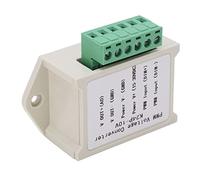 AUNMAS Convertidor de Voltaje PWM Módulo Analógico a Digital, Material ABS Convierte 24 V 0-100% PWM a 0-10 V para Tableros de Control Industrial PLC con Prueba de Conexión Inversa