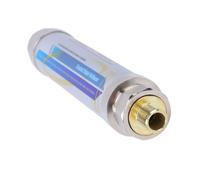 AUNMAS Descalcificador de Agua No Salada Suavizante de Báscula para Toda la Casa Ablandador de Agua Magnético para Tuberías Calentadores Electrodomésticos con Acero Inoxidable (1/2 pulgada (DN15))