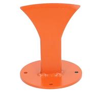 AUNMAS Divisor de Leña, Cortador Manual de Acero Forjado, Diseño Portátil con Base Fijable, para Tocones, Superficies Planas, Chimeneas, Estufas, Fogatas (Orange)