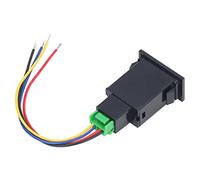 AUNMAS Interruptor de Luz Antiniebla 12V ABS LED Indicador Accesorio del | 5 Pines 3A, IP67 a Prueba de Agua, Protección contra Cortocircuitos, Protección contra Sobrecargas, Protección contra