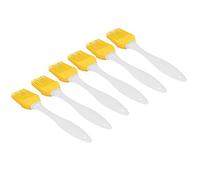 AUNMAS Juego de Brochas de Silicona para Repostería, 6 Piezas, Brocha para Aceite de Cocina, Cabezal Desmontable de 6,7 Pulgadas, Resistente Al Calor para Barbacoa, Parrilla, Hornear, Rociar de