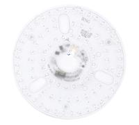 AUNMAS Kit led retrofit para ventilador de techo, Instalación magnética, Memoria de temperatura de color, 36W 3CCT 3000K 4200K 6500K regulable, Iluminación para ventilador techo