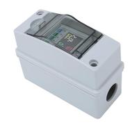 AUNMAS Protector de Recierre Automático Monofásico, Medidor de Potencia LCD 63A C80 a 300V, Recierre Automático, Seguimiento de Energía, Configuración Prepaga de Aplicación para Usuarios de Cajas de