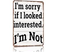 AUOQKQUT Vintage Metal Sign Quirky Quote Wall-Art 8 X 12 in | Suitable for music room recording studio art studio craft room