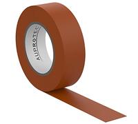 AUPROTEC 1 rollo VDE cinta aislante eléctrica cinta aislador PVC 15mm x 10 DIN en 60454-3-1 Color: Marrón
