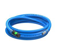 AUPROTEC set de manguera de aire comprimido Ø 9 mm interior 5 m, Tubo de PVC con acoplamiento de seguridad Prevost S1 para compresor de aire, Manguera de compresor Würth altamente flexible