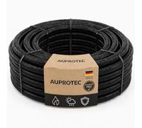 AUPROTEC Tubo Corrugado sin Ranura 2 a 50 m/Conducto para Cables subterráneos/Resistente a los Rayos UV/Manguera Protectora de Cables Negro - Diámetro Interior 14 mm, Longitud 25 m