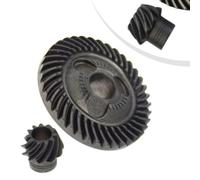 Auratrove 1607000D4Y - Juego de engranajes, engranajes de metal para amoladora angular Bosch GWS7-125 GWS9-125, accesorios de herramientas eléctricas negras, paquete de 2